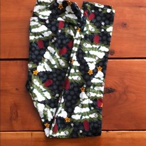 LuLaRoe Christmas Leggings OS